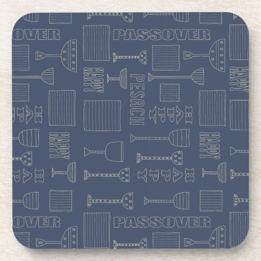 Passoverコースター「ワイングラスPassover」 コースター (正面)