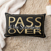 Passover 13 x 21ピローパソバクラシック金ゴールド ランバークッション (ブランケット)