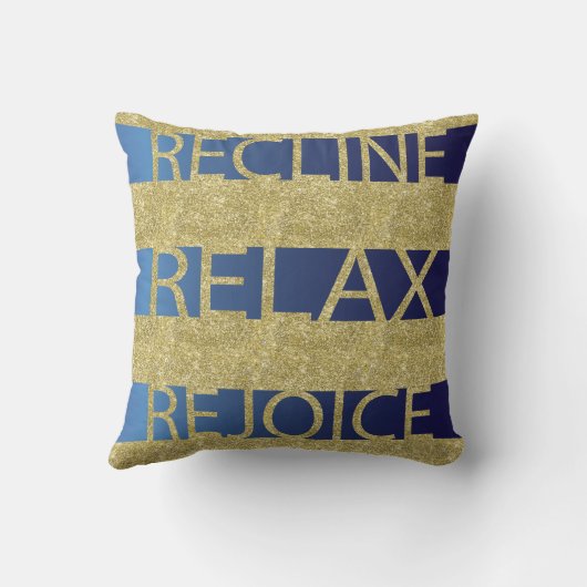 Passover 16/16"枕"RRR Gld/青" クッション (裏面)