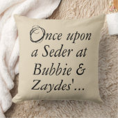 Passover 20 x 20インチの装飾用クッションを一度シーダーに… クッション (ブランケット)