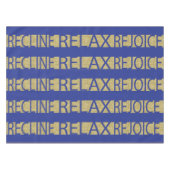 Passover 52/70」テーブルクロス「RRRブルー/金ゴールド」 テーブルクロス (正面(横))