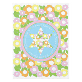 Passover "52" x 70" Tableloth "A Sweet Passover" テーブルクロス