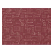 Passover "52" x 70" Tableloth "Wine & Matzah" テーブルクロス (正面(横))