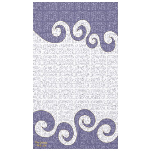 Passover 60/104 Tablecloth 「Passover Parting Sea」 テーブルクロス (正面)