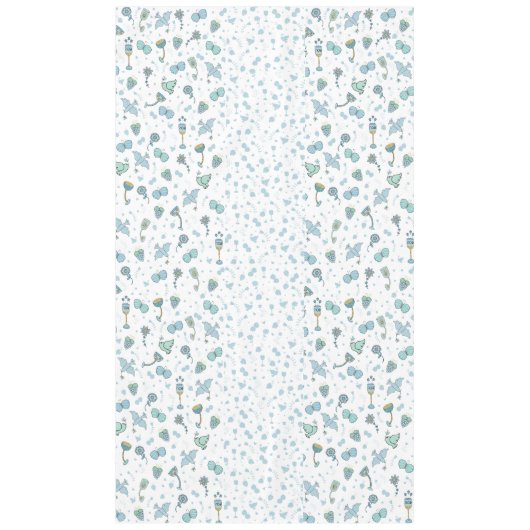 Passover 60/104 Tableloth "Seder"お洒落のウィジェット テーブルクロス (正面)