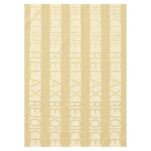 Passover 60/84」テーブルクロス「Passover R R & R Tan」 テーブルクロス (正面)