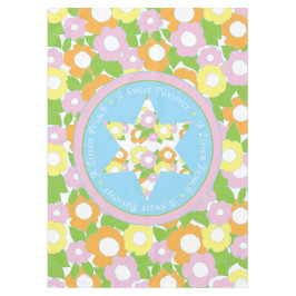 Passover 60" x 84" Tableloth "A Sweet Passover" テーブルクロス