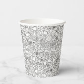 Passover Black and White Paper cup 紙コップ (裏面)