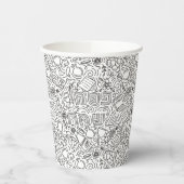 Passover Black and White Paper cup 紙コップ (左)