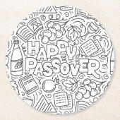Passover Coaster ラウンドペーパーコースター (正面)