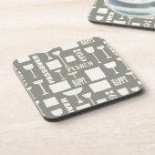 Passover Coasters 「ワインとマッツァーパスソーバー」 コースター (左側)