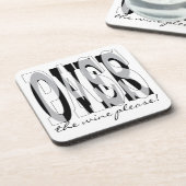 Passover Coasters 「ワインを過ぎ越して下さい! コースター (左側)