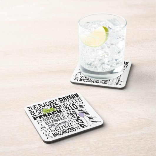 Passover Coasters "Dayenu" コースター (右側)