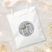 Passover "Dayenu and more..." グッディーフェイバーバッグ フェイバーバッグ (クリップ留めされた状態)