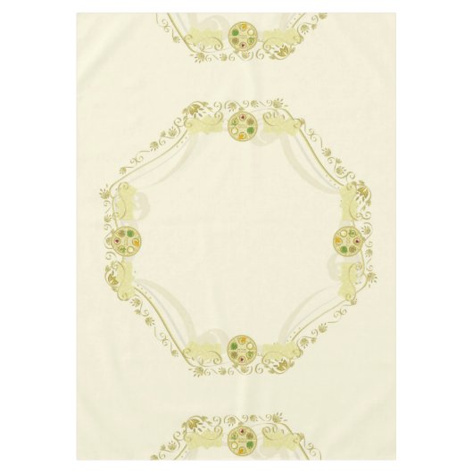 Passover Decorated テーブルクロス (正面)