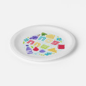 Passover Festive Paper Plate ペーパープレート (アングル)