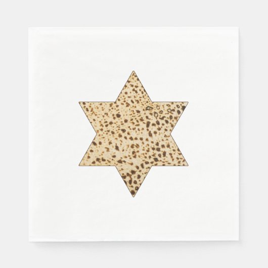 Passover Matzah Bread Star of David スタンダードランチョンナプキン (正面)