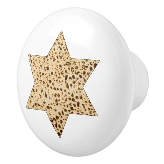 Passover Matzah Bread Star of David セラミックノブ (右)
