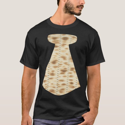 Passover Matzah Neck Tie  Pesach Jewish Holiday Tシャツ (正面)