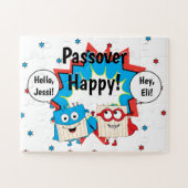 Passover Matzah Super Heroes ジグソーパズル (横)