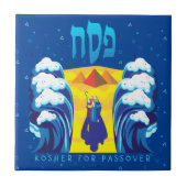 Passover Moses & Israelites' exodus from Egypt タイル (正面)