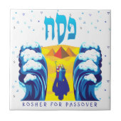 Passover Moses & Israelites' exodus from Egypt タイル (正面)