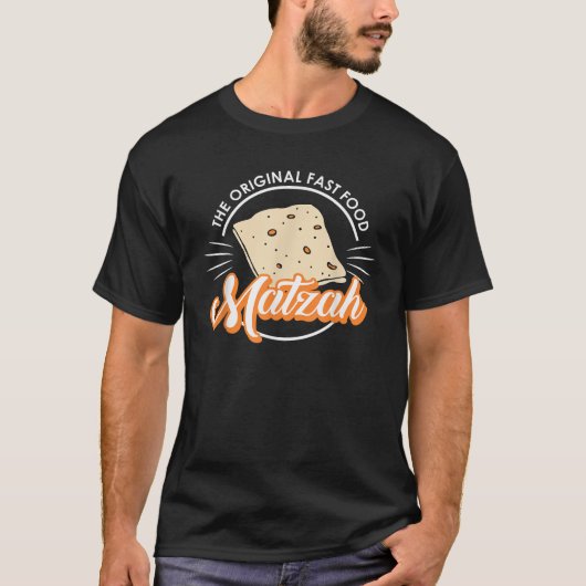 Passover Original Fast Food Matzah Seder Jewish Ho Tシャツ (正面)