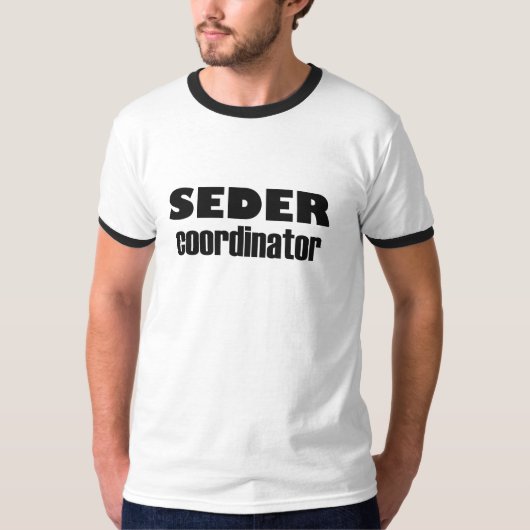 Passover、Seder coordinator Tシャツ (正面)