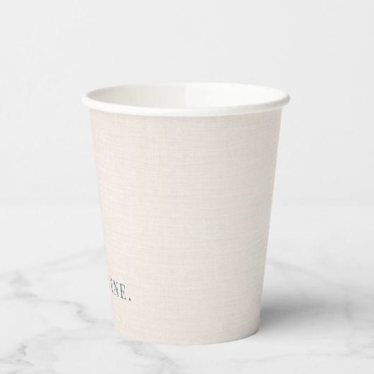 Passover Seder Modern Linen Disposable Cup 紙コップ (左)
