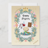 Passover Seder Pesach Jewish Holiday 招待状 (正面)