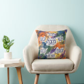 Passover Seder Plate Leaning Pillow for Seder クッション (椅子)