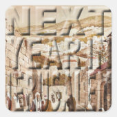 Passover Stickers Square "エルサレム" スクエアシール (正面)