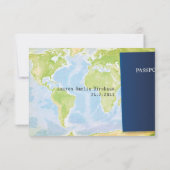 Passportを開くバーバルミツワー 出欠カード (裏面)