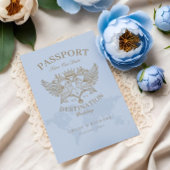 Passportスタイル日付の保存先の結婚式 案内状