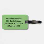 Passportスタンプ荷物タグ ラゲッジタグ (裏面横)