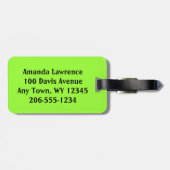 Passportスタンプ荷物タグ ラゲッジタグ (裏面横)