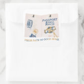 Passportステッカー スクエアシール (バッグ)