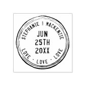 Passportトラベカスタムルパーソナライズされたの名結婚前 ラバースタンプ (インプリント)