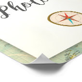 Passport写真トラベルアドベンチャーブライダルシャワー ポスター (角)