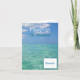 Passport招待状カード|5.6インチx 4 招待状