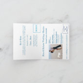 Passport招待状カード|5.6インチx 4 招待状 (内部)