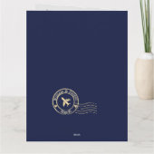 Passport結婚式招待状のカスタマイズ サンキューカード (裏面)