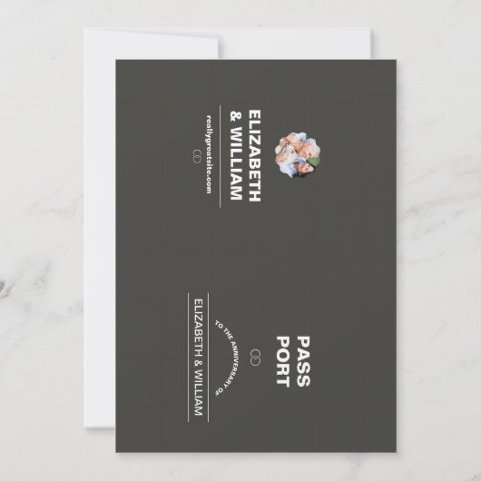 Passport モダン50周年記念 招待状 (裏面)