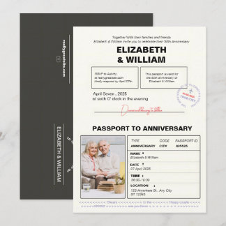 Passport モダン50周年記念 招待状