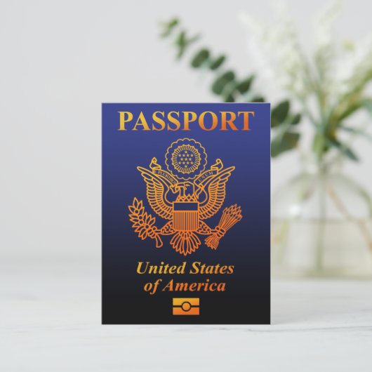 PASSPORT（米国） ポストカード (スタンド正面)