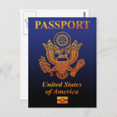 PASSPORT（米国） ポストカード (正面/裏面)