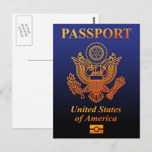 PASSPORT(米国) ポストカード (正面/裏面)