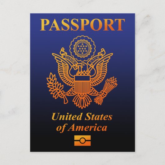 PASSPORT（米国） ポストカード (正面)