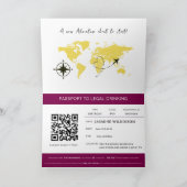 Passport 21st Birthday Legal Drinking party 案内状 (内部)