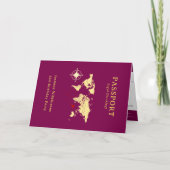 Passport 21st Birthday Legal Drinking party 案内状 (正面)